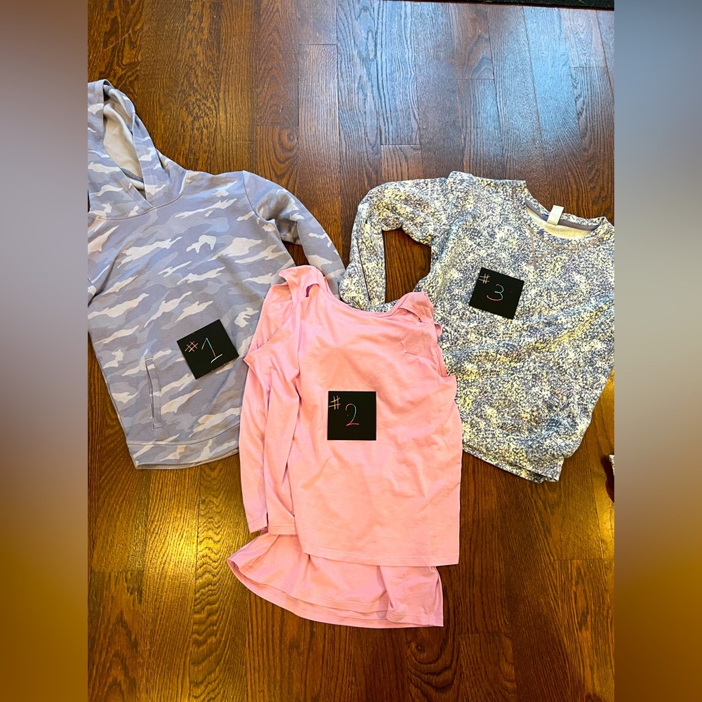 Athleta girl sweat shirts